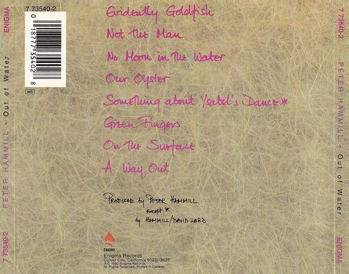 Out of water - Peter Hammill (CD) music collectible - Main Image 2