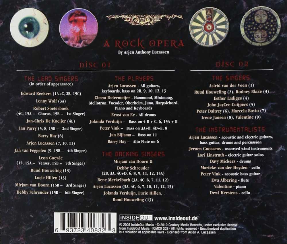 The Final Experiment - Ayreon (CD - 109) music collectible [Barcode 693723408323] - Main Image 2