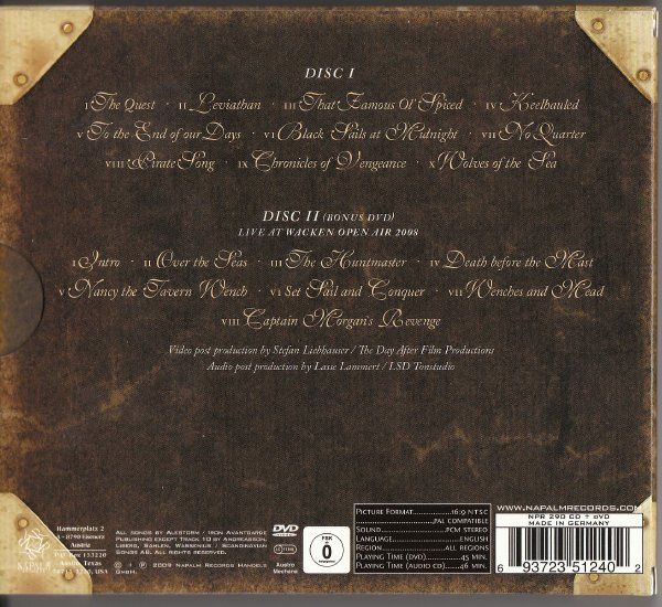 Black Sails at Midnight - Alestorm (CD - 46) music collectible [Barcode 693723512426] - Main Image 2