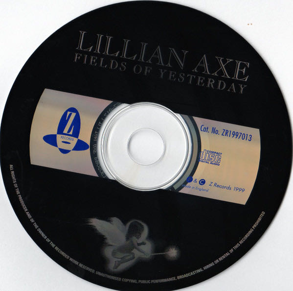 Fields Of Yesterday - Lillian Axe (CD-R - 54) music collectible [Barcode 5036228970134] - Main Image 3