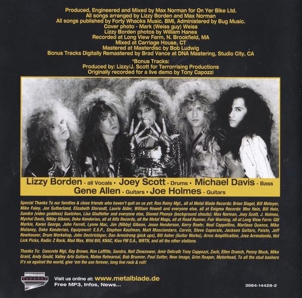 Visual Lies - Lizzy Borden (12”) music collectible [Barcode 018777328814] - Main Image 3