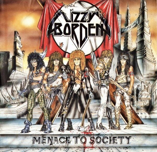VINYL : Menace To Society - Lizzy Borden (12”) music collectible [Barcode 018777322416] - Main Image 3