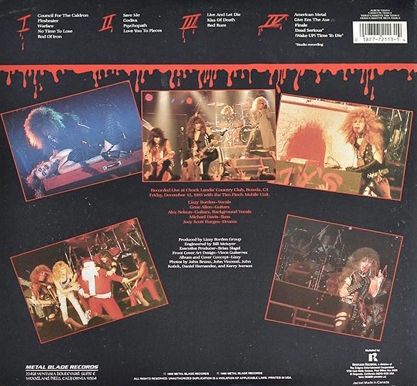 The Murderess Metal Road Show - Lizzy Borden (12”) music collectible [Barcode 018777211314] - Main Image 4