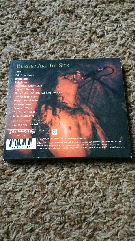 Blessed Are The Sick - Morbid Angel (CD) music collectible [Barcode 745316310121] - Main Image 2