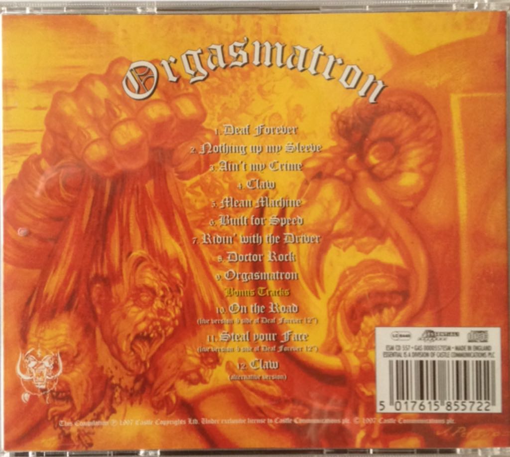 Orgasmatron [Disc 02] - Motorhead (CD - 49) music collectible - Main Image 2