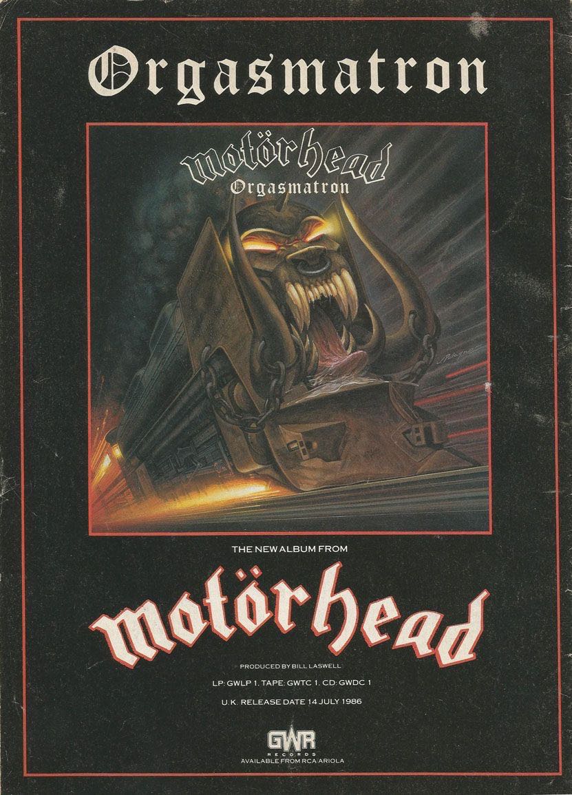 Orgasmatron - Motörhead ‎ (12”) music collectible - Main Image 4