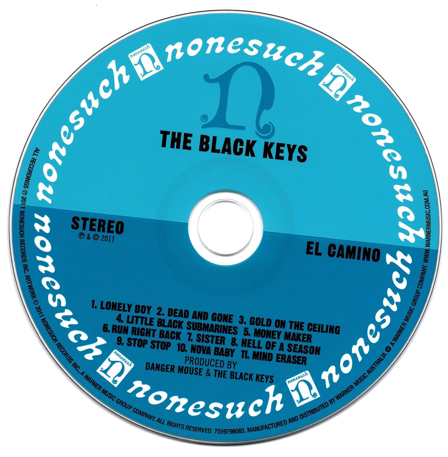 El Camino - Black Keys (CD - 38) music collectible [Barcode 075597963311] - Main Image 4