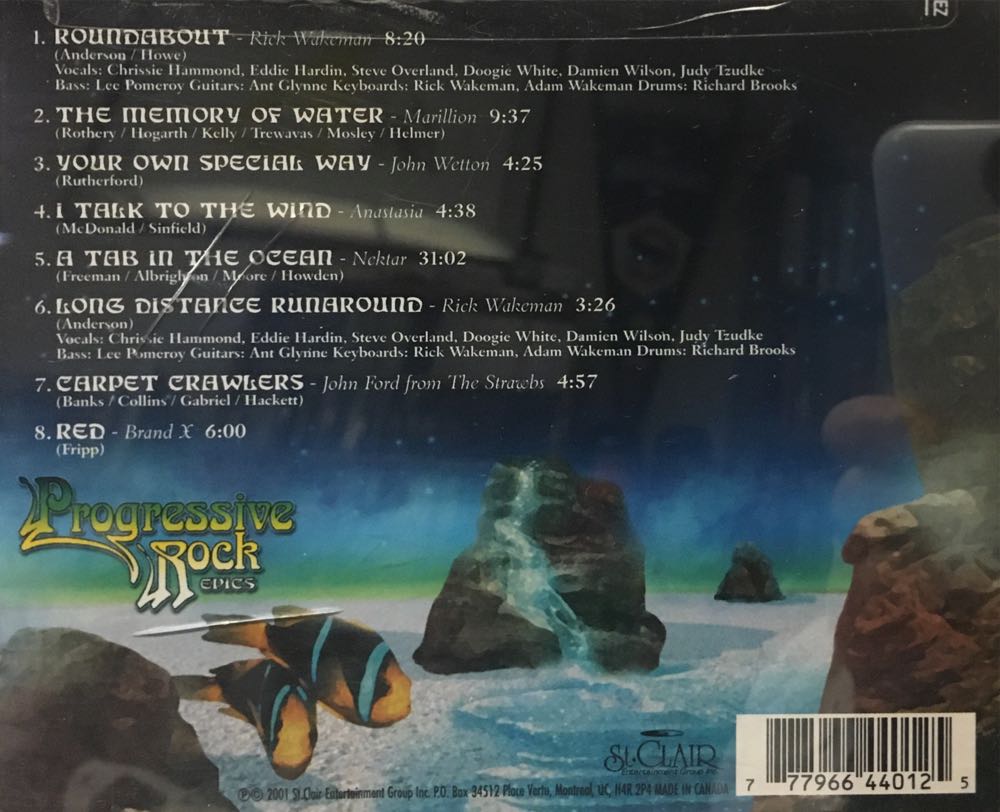 Progressive Rock Epics - Various (CD - 72) music collectible [Barcode 777966440125] - Main Image 2