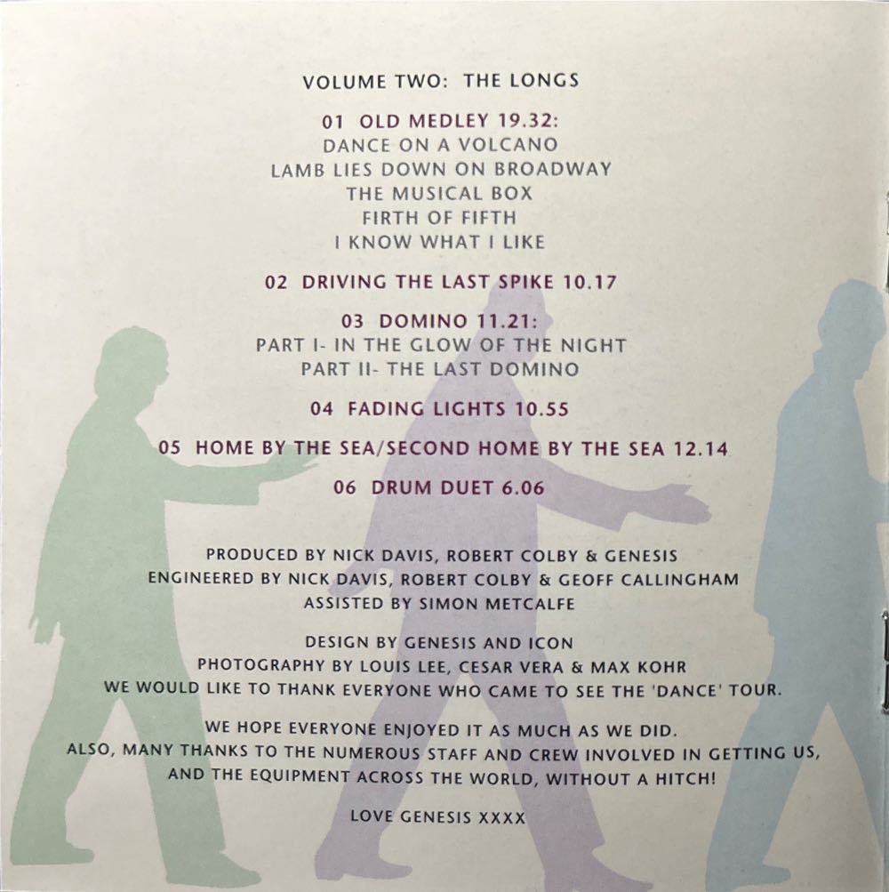The Way We Walk, Volume Two: The Longs - Genesis (CD - 71) music collectible [Barcode 075678246128] - Main Image 3