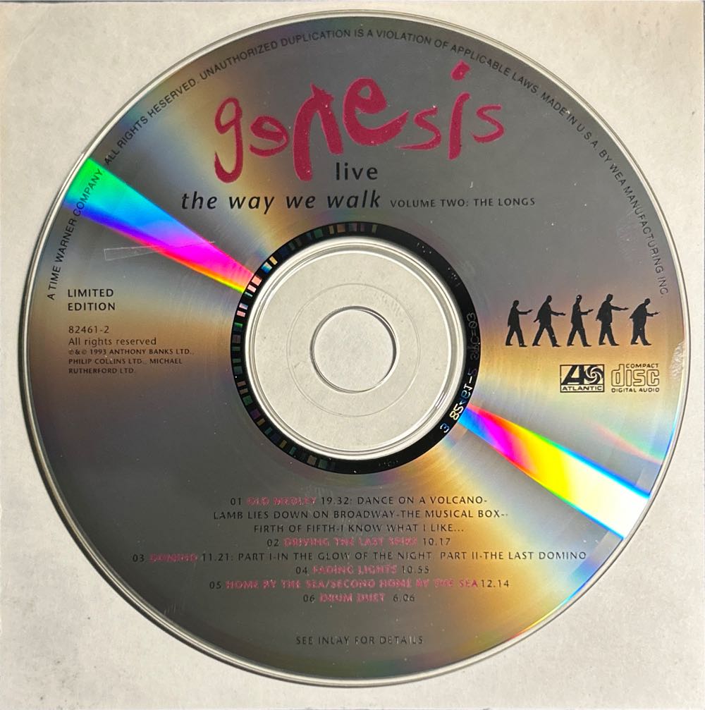 The Way We Walk, Volume Two: The Longs - Genesis (CD - 71) music collectible [Barcode 075678246128] - Main Image 4
