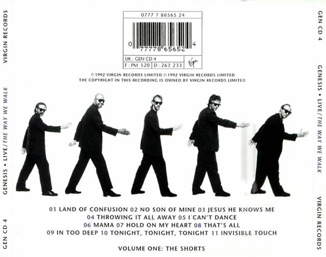 Way We Walk - Volume One - The Shorts - Genesis (CD - 63:07) music collectible [Barcode 077778656524] - Main Image 2