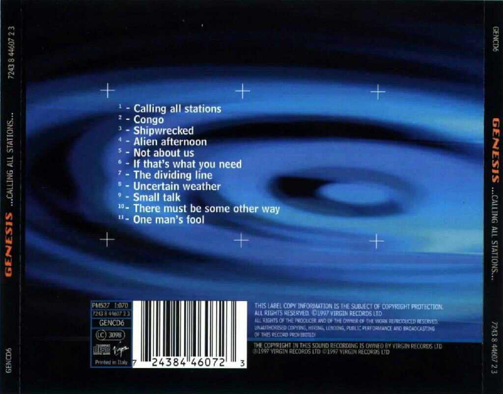 Calling All Stations - Genesis (CD) music collectible [Barcode 081227996468] - Main Image 2