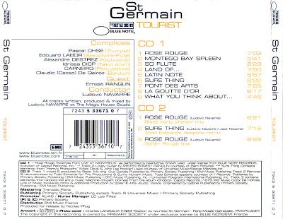 Tourist - St. Germain (CD) music collectible - Main Image 2