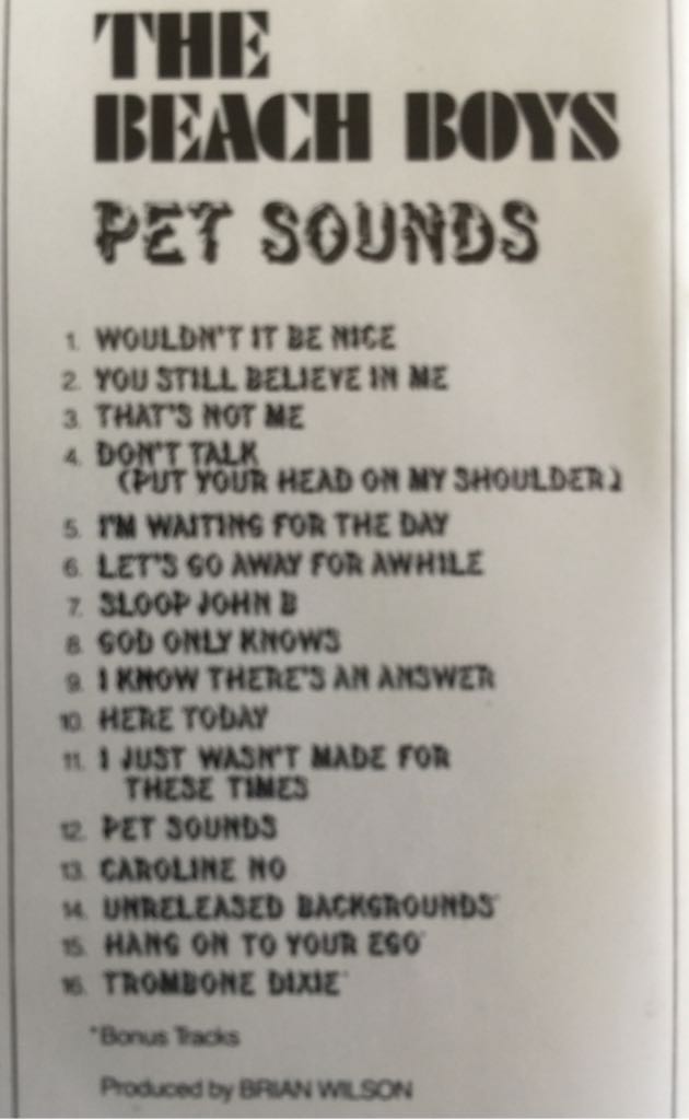 Pet Sounds - Beach Boys, The (CD) music collectible [Barcode 643346014913] - Main Image 2