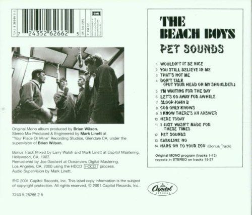 Pet Sounds - The Beach Boys (CD - 77) music collectible [Barcode 724352124121] - Main Image 2