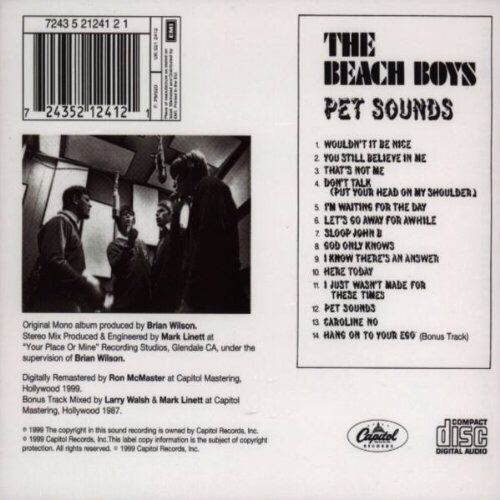 Pet Sounds - Beach Boys, The (CD) music collectible - Main Image 2