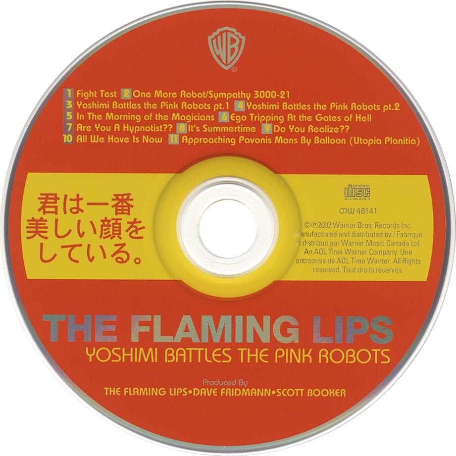 Yoshimi Battles the Pink Robots - The Flaming Lips (CD/DVD - 57) music collectible [Barcode 093624814122] - Main Image 4