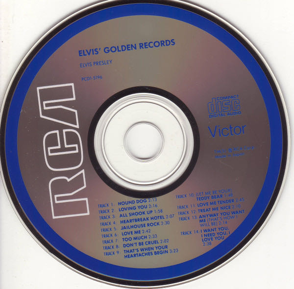 Elvis’ Golden Records - Elvis Presley (CD) music collectible [Barcode 078635519624] - Main Image 3