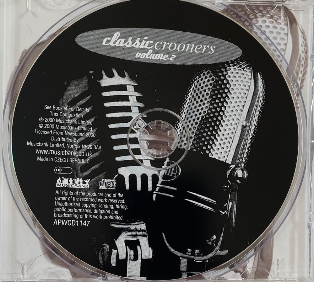Classic Crooners Volume 2 - Male Vocalists (CD) music collectible [Barcode 5029248118822] - Main Image 4
