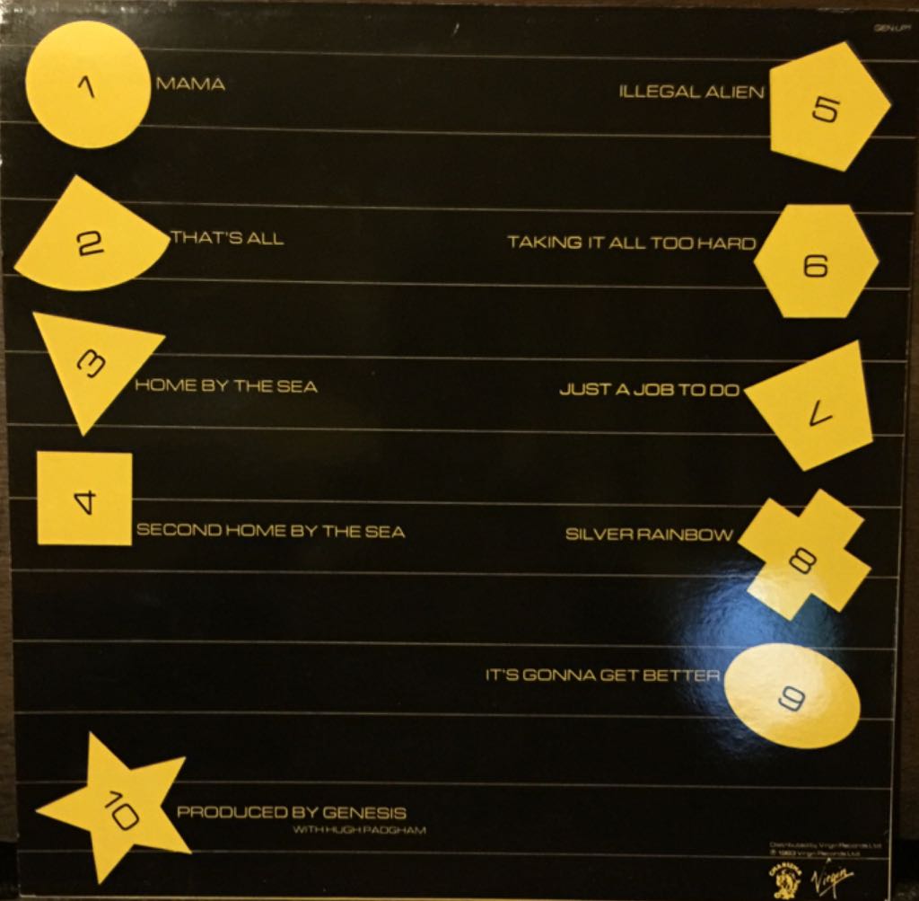 Genesis - Genesis (12” - 4559) music collectible [Barcode 042281428715] - Main Image 2