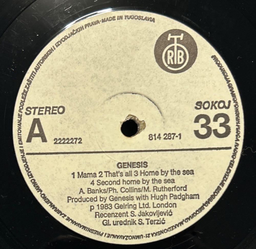 Genesis - Genesis (12” - 4559) music collectible [Barcode 042281428715] - Main Image 3