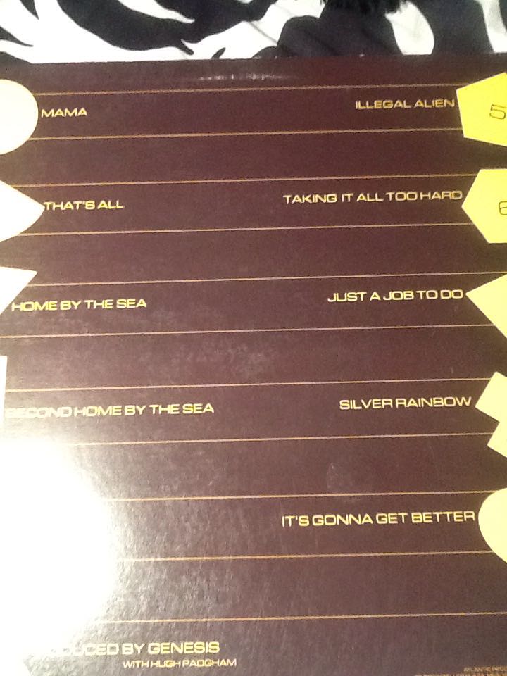 Genesis - Genesis (12” - 46) music collectible [Barcode 075678011610] - Main Image 2