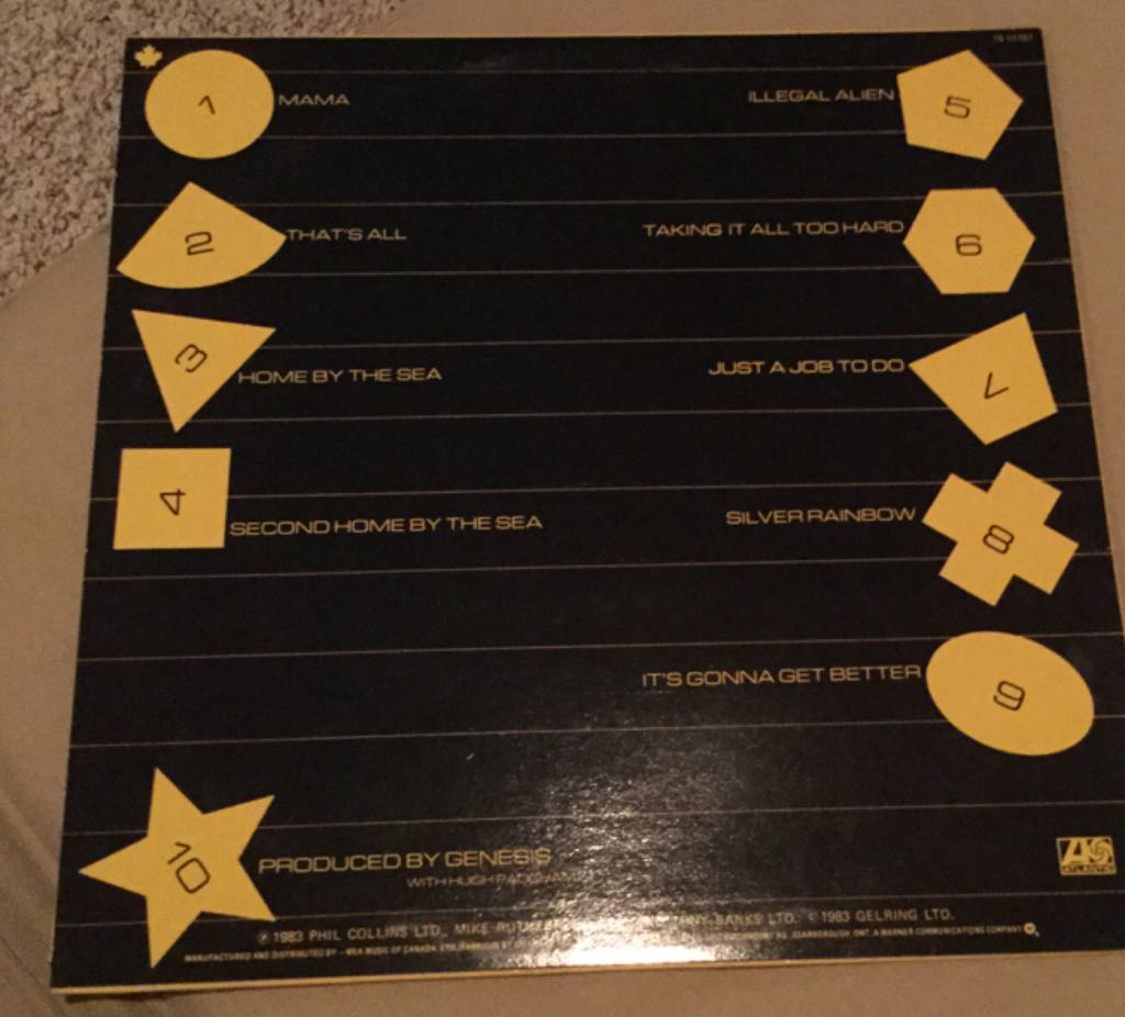 Genesis - Genesis (12”) music collectible - Main Image 2