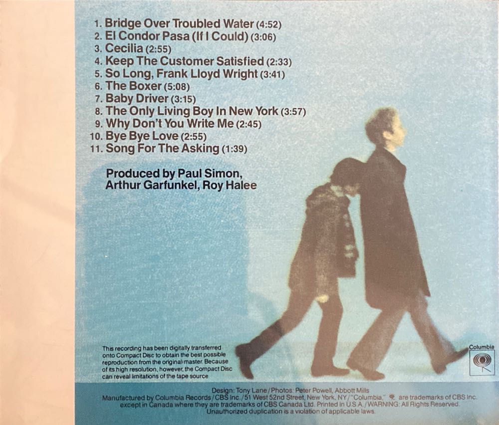 Bridge Over Troubled Water - Simon & Garfunkel (CD) music collectible [Barcode 886979957527] - Main Image 2