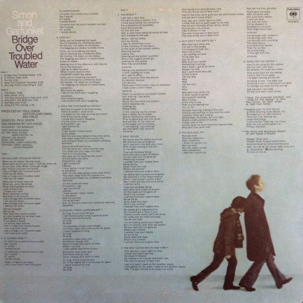 Bridge Over Troubled Water - Simon And Garfunkel (12”) music collectible - Main Image 2