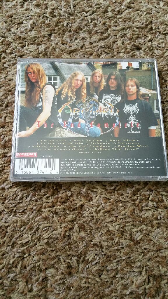 The End Complete - Obituary (CD - 36) music collectible [Barcode 016861874124] - Main Image 2