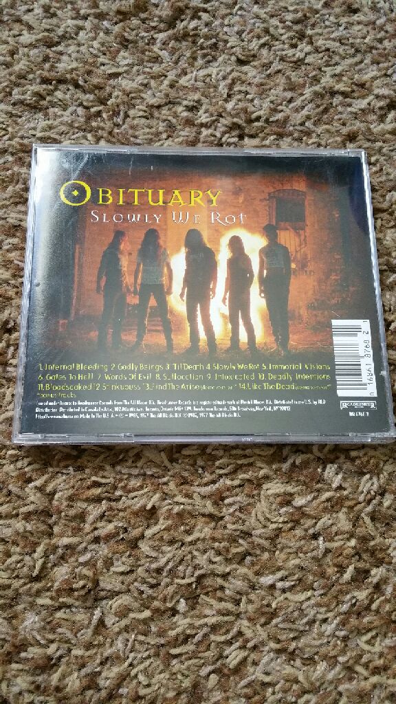 Slowly We Rot - Obituary (CD - 41) music collectible [Barcode 016861876821] - Main Image 2