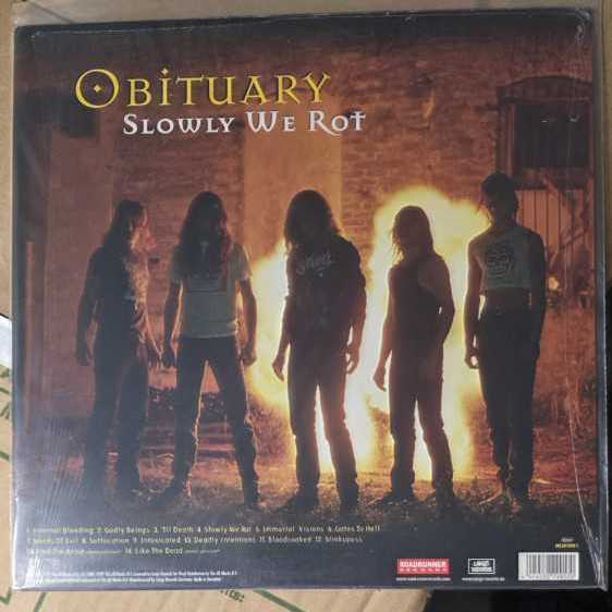 Slowly We Rot - Obituary (12”) music collectible [Barcode 4024572299170] - Main Image 2