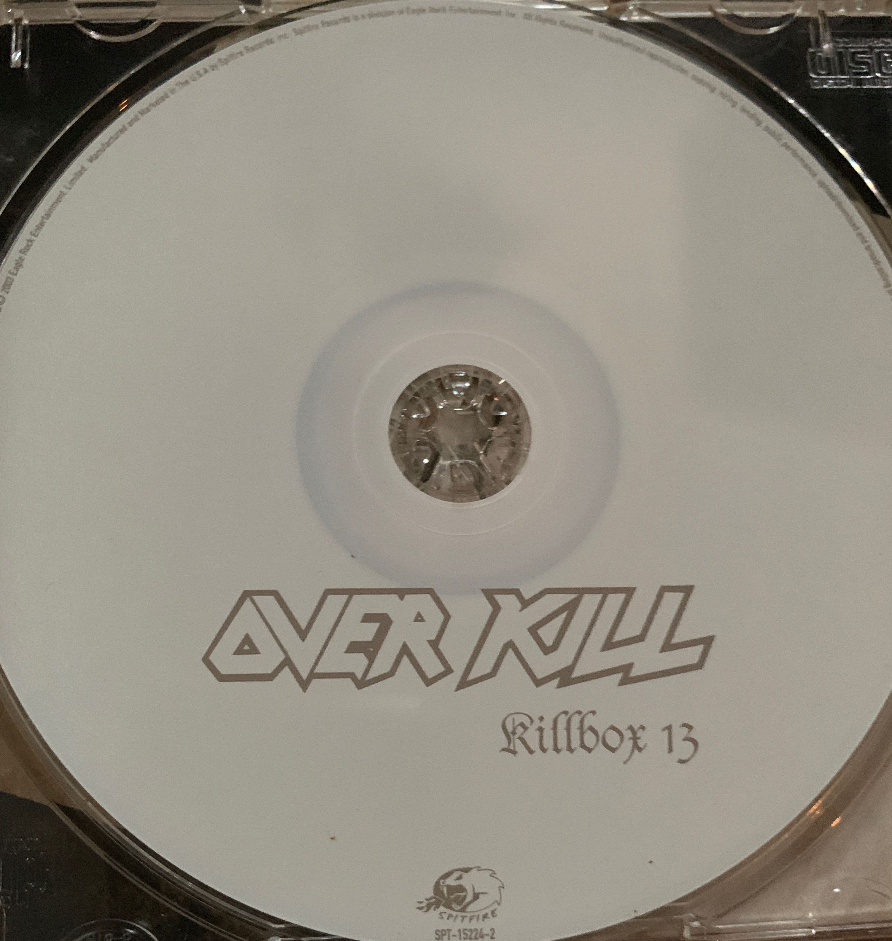Killbox 13 - Overkill (CD - 50) music collectible [Barcode 670211522426] - Main Image 3