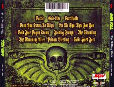 The Killing Kind - Over Kill (CD - 4956) music collectible [Barcode 4009880893722] - Main Image 2