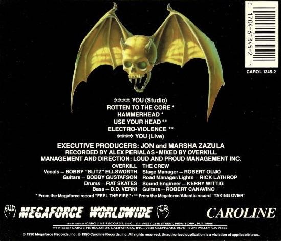 !!!Fuck You!!! And Then Some - Over Kill (CD - 58:31) music collectible [Barcode 020286197423] - Main Image 4