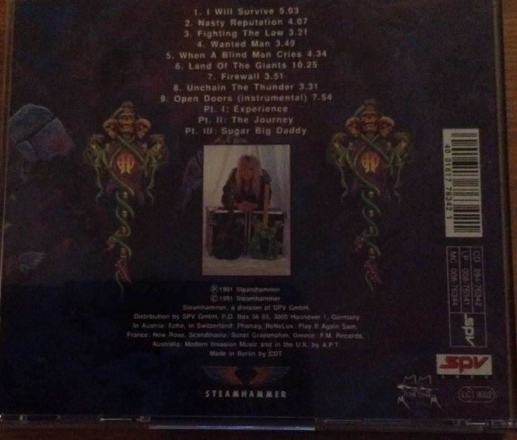 Nasty Reputation - Axel Rudi Pell (CD) music collectible [Barcode 4001617763421] - Main Image 2