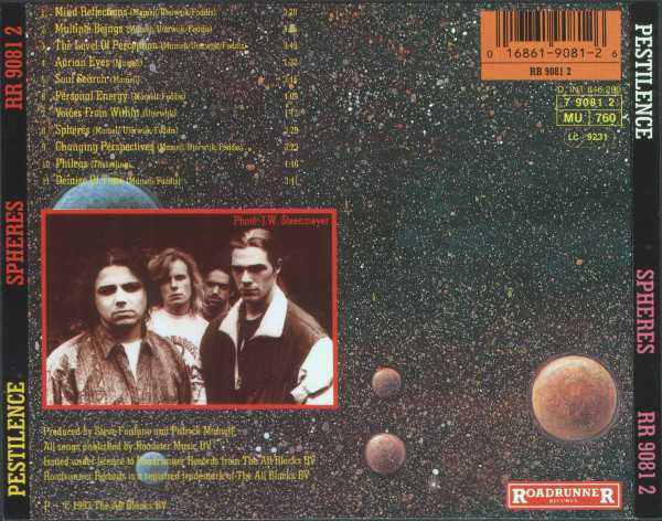 Spheres - Pestilence (CD - 33) music collectible [Barcode 016861908126] - Main Image 2