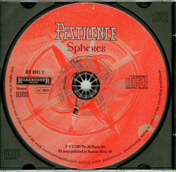 Spheres - Pestilence (CD - 33) music collectible [Barcode 016861908126] - Main Image 3