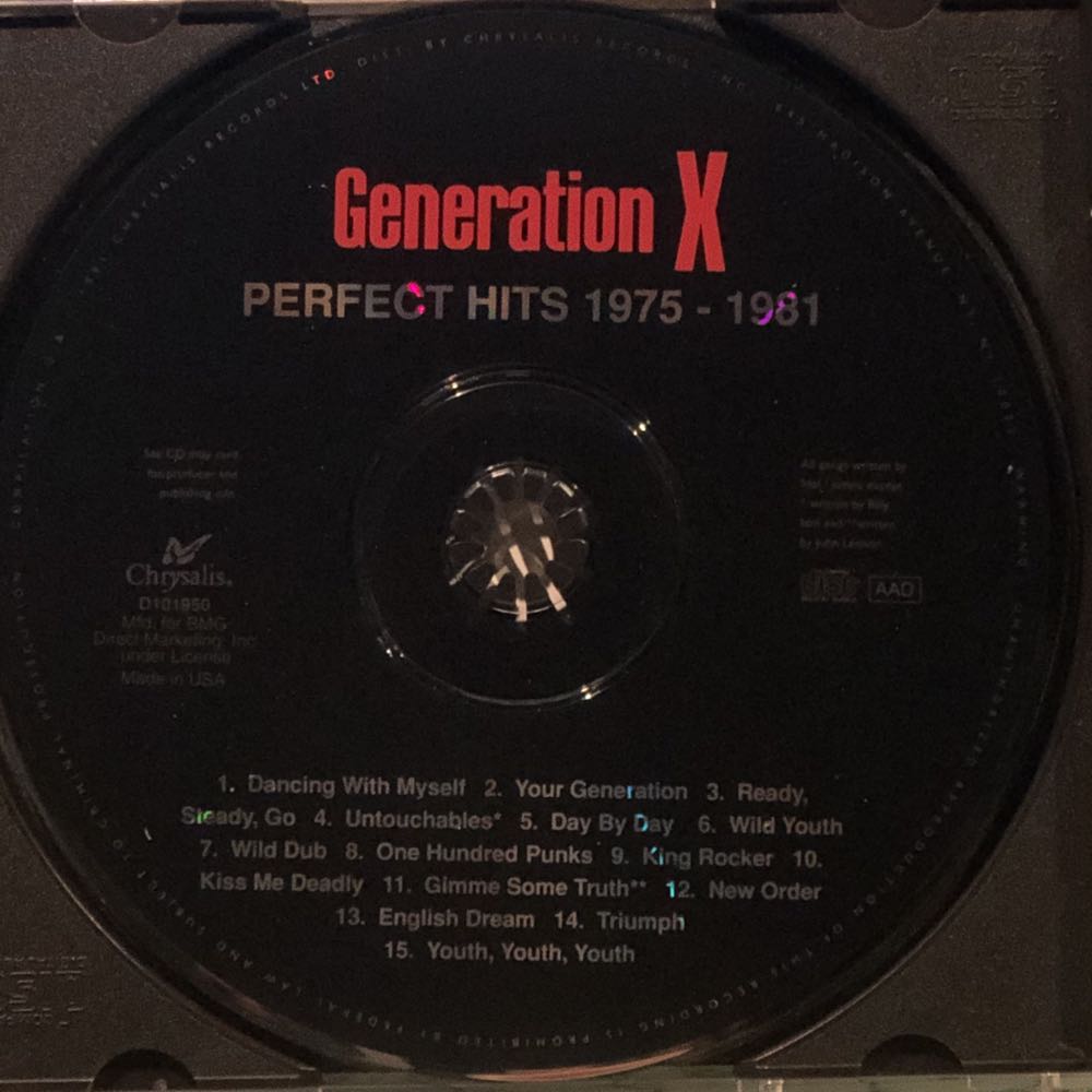 Perfect Hits 1975-1981 - Generation X (CD) music collectible - Main Image 3