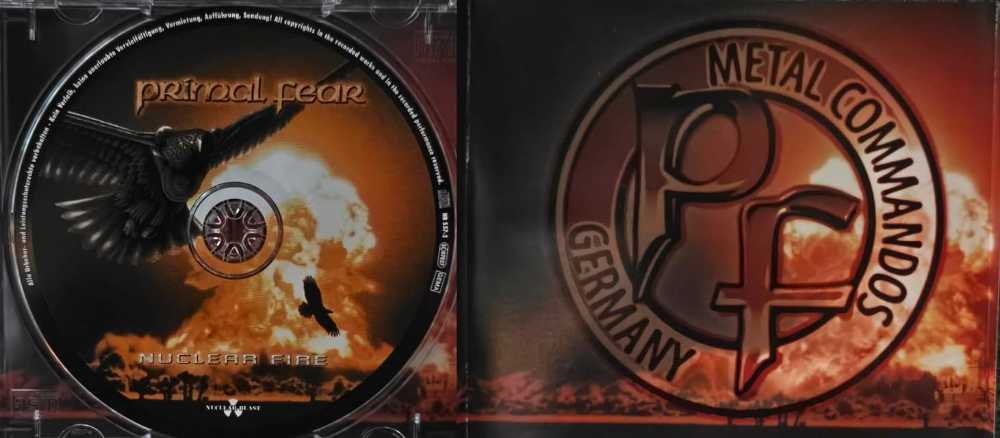 Nuclear Fire - Primal Fear (CD - 53) music collectible [Barcode 727361655723] - Main Image 3
