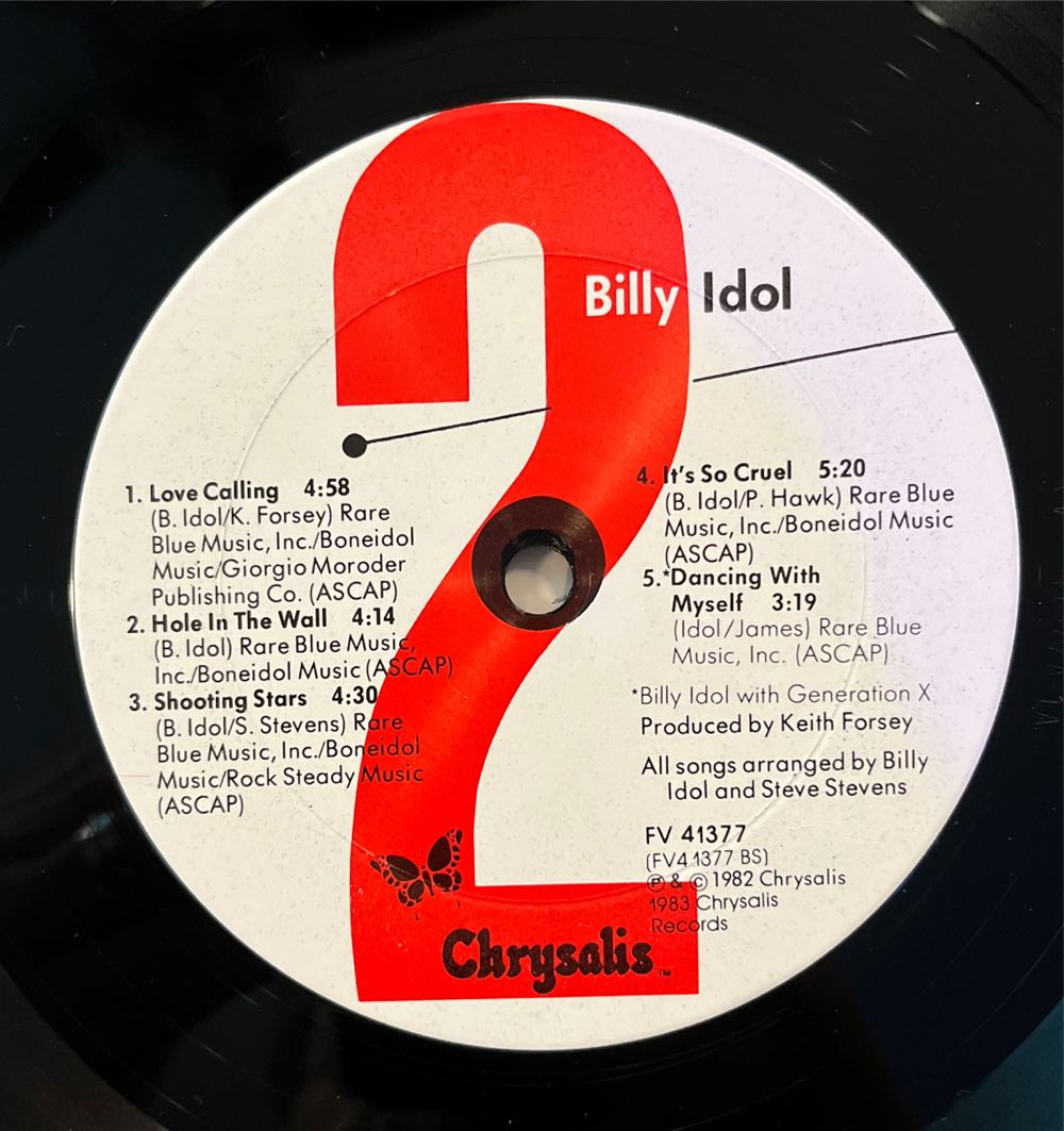 Billy Idol - Idol, Billy (12” - 3951) music collectible [Barcode 044114137719] - Main Image 4