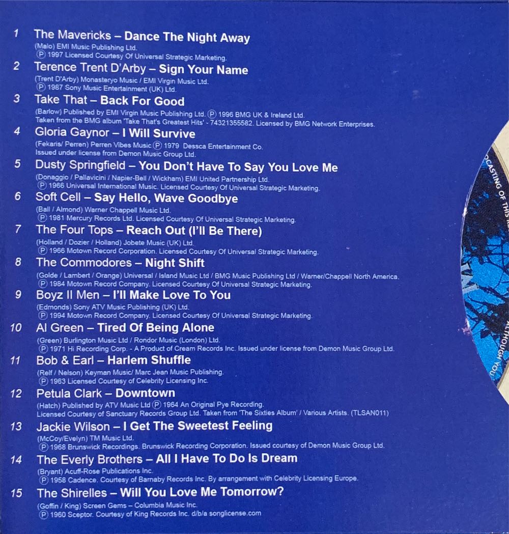 Saturday Night Sunday Morning Volume One & Two - Various (CD) music collectible - Main Image 2