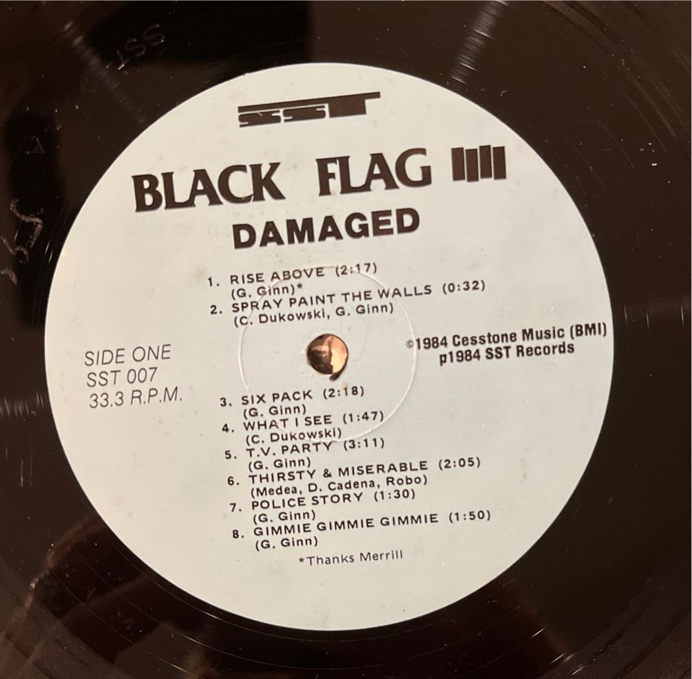Damaged - Black Flag (AAC) music collectible - Main Image 3