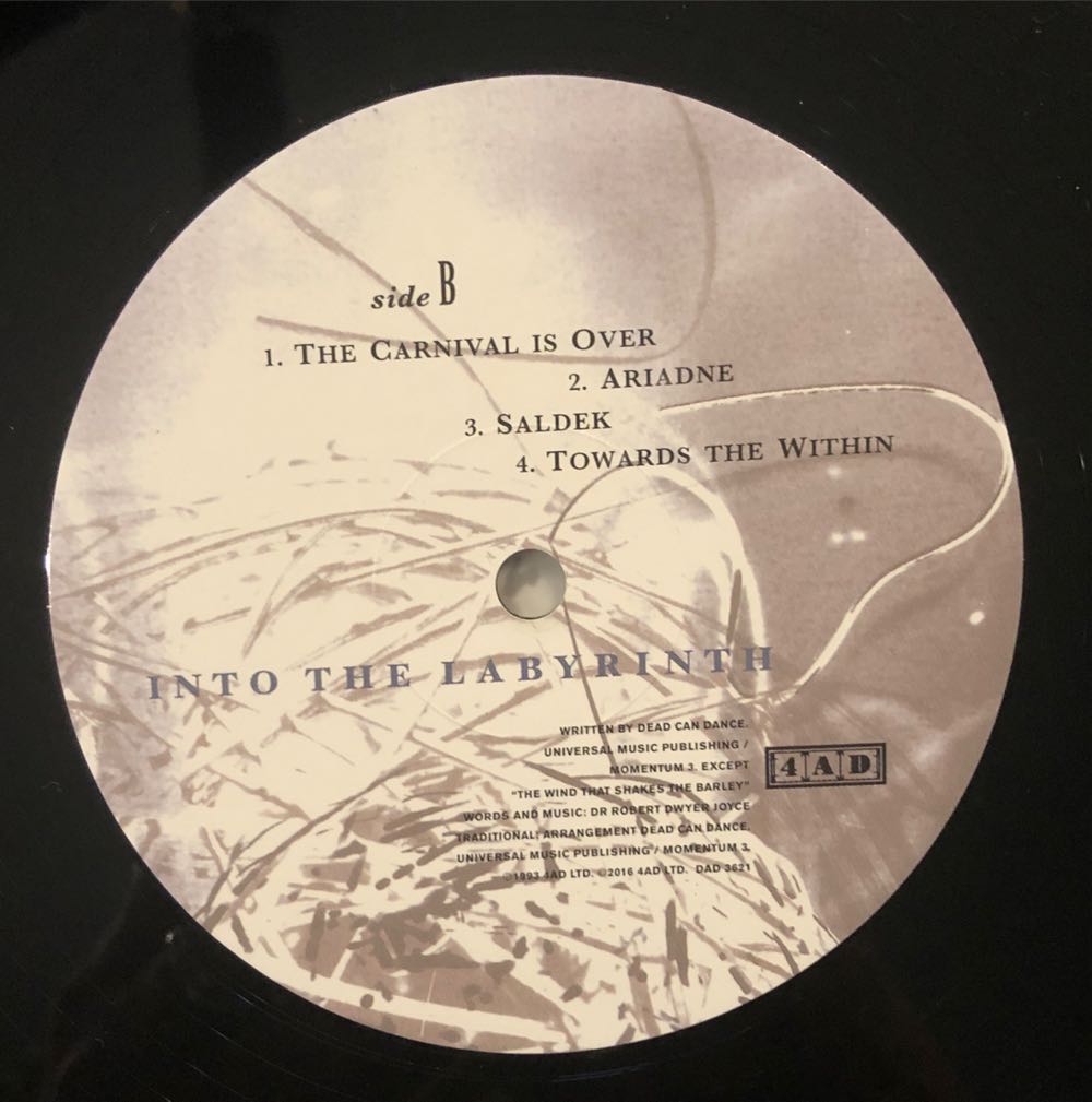 Into The Labyrinth - Dead Can Dance (CD) music collectible [Barcode 5014436301322] - Main Image 4