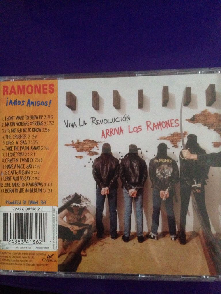 ¡Adios Amigos! - Ramones (CD - 34) music collectible [Barcode 724383413621] - Main Image 2