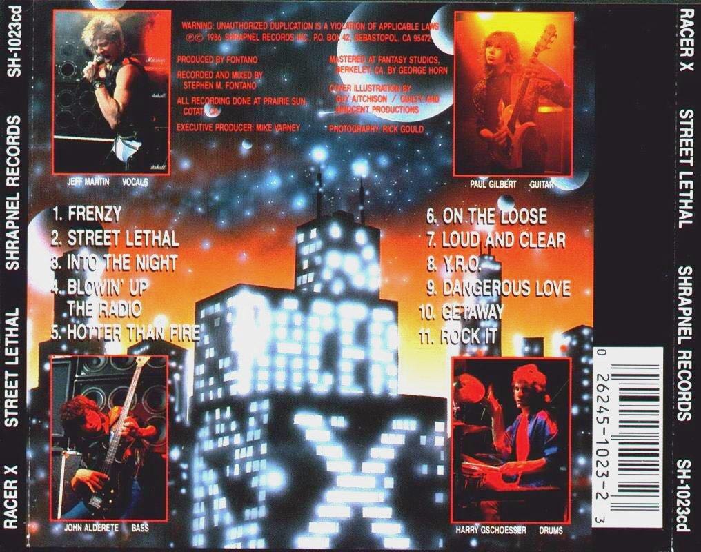 Street Lethal - Racer X (CD - 36) music collectible [Barcode 016861970529] - Main Image 2