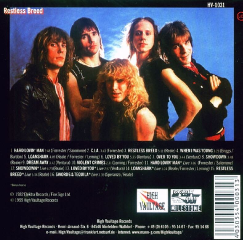 Restless Breed - Riot (CD) music collectible - Main Image 2