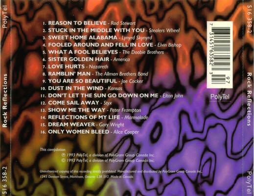 Rock Reflections - Various (CD) music collectible [Barcode 731451635823] - Main Image 2