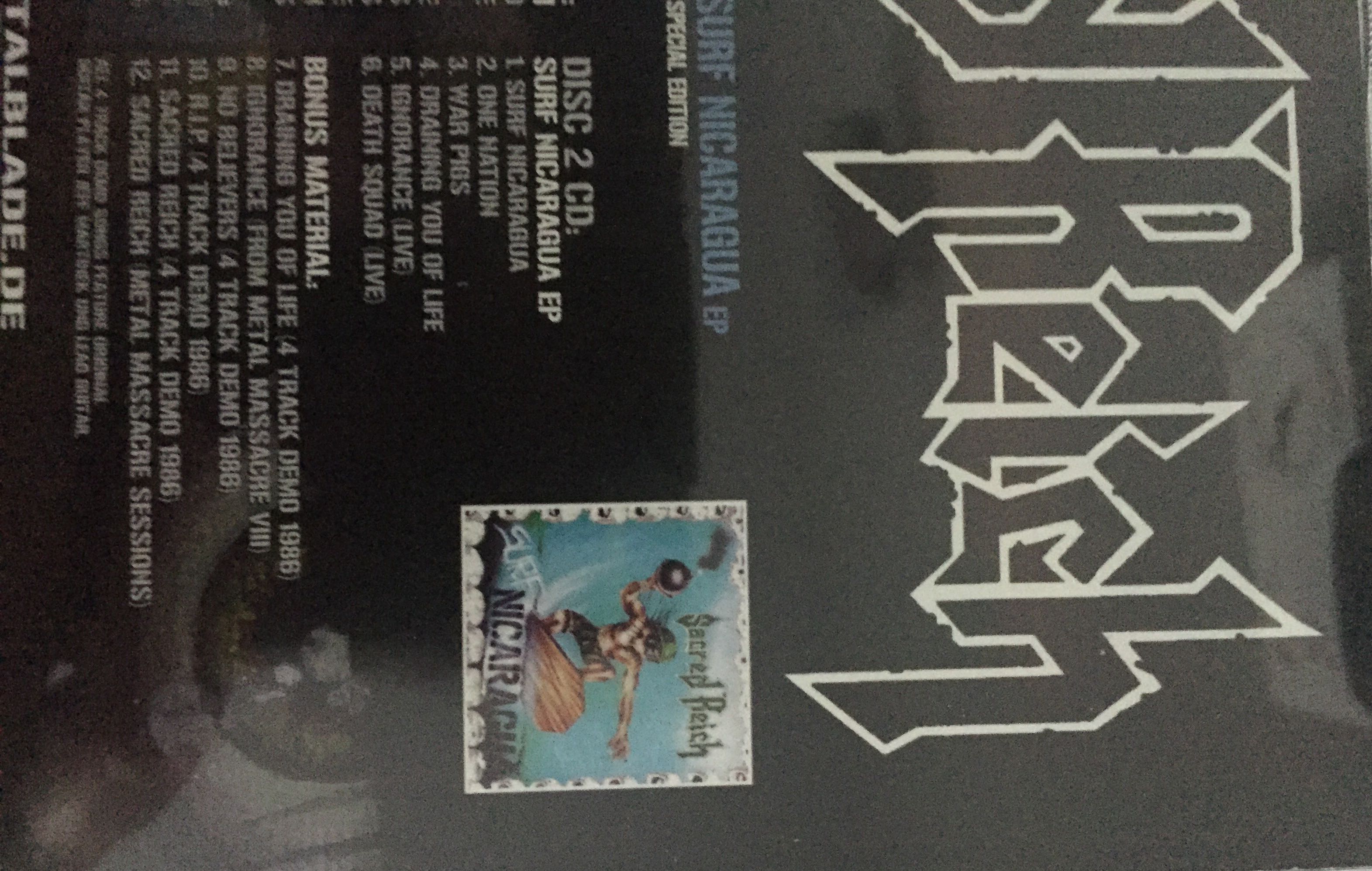 Surf Nicaragua - Sacred Reich (CD) music collectible [Barcode 016861951221] - Main Image 2