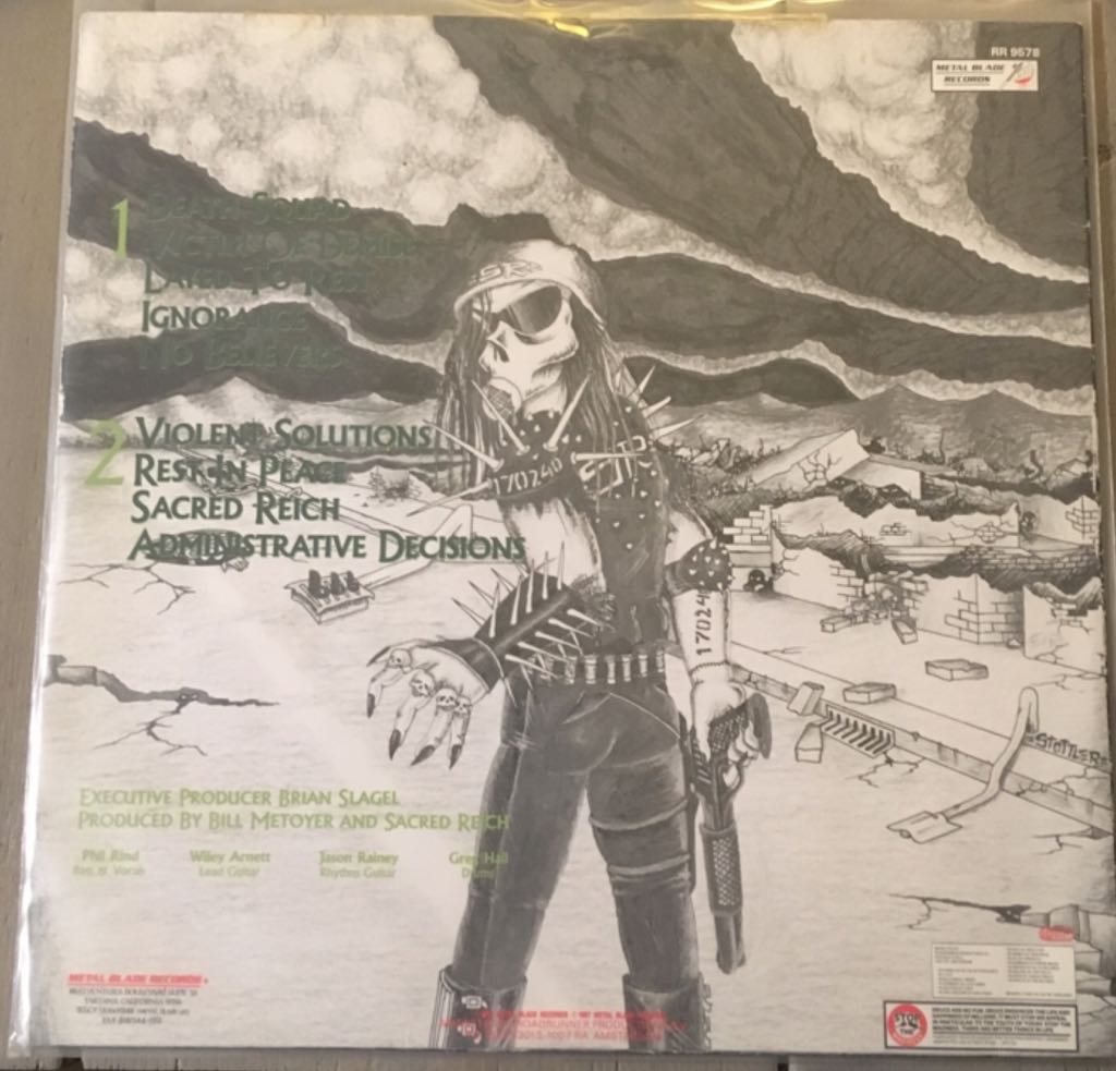 Ignorance - Sacred Reich (12”) music collectible - Main Image 2